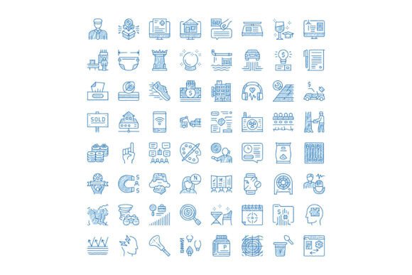 Business, Finance, Technology & Health Icons