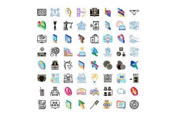 Business Tech & Li Icon Collection