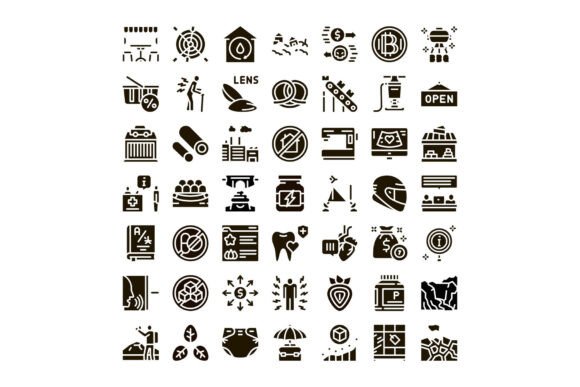 Collection of Business and Medical Abstr: A Practical Asset for UI Design and Data Visualization