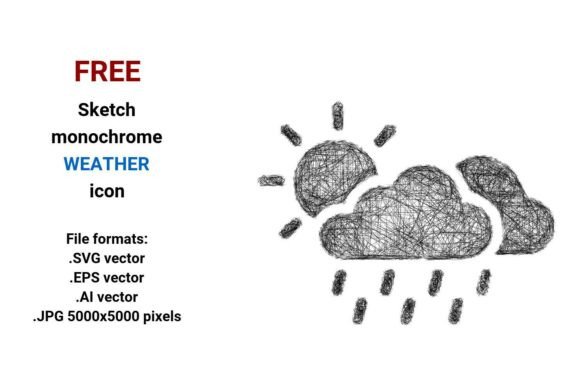 FREE Sketch Weather Icon: Hand-Drawn Clarity for Any Project