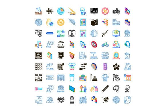 Large Set of Diverse Business Technology