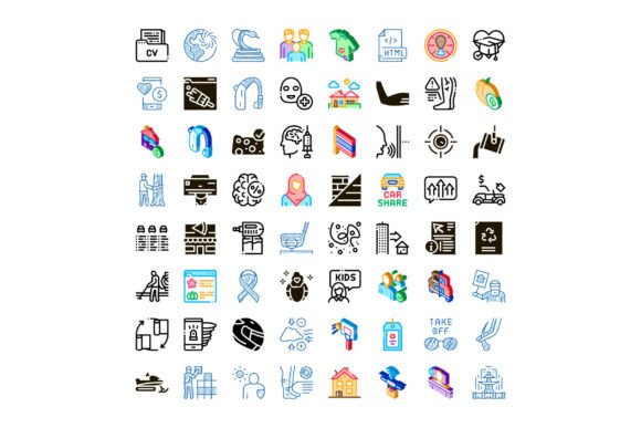 Modern Outline Icons: Your Essential Toolkit for Web, Mobile, and Infographic Design